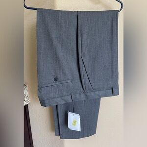 CALVIN KLEIN Dylan Straight Fit 100% 38/30 Cotton Slacks. New With Tag